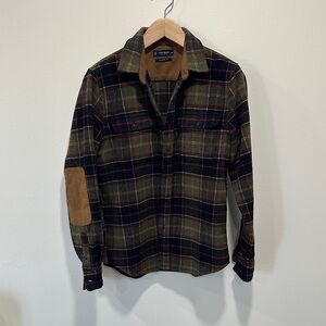 LUCKY BRAND, Plaid Flannel Shirt Jacket, Size Medium